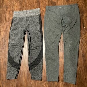 Women’s Grey Leggings Size M Set